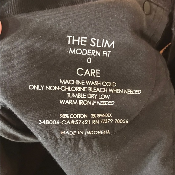 EUC 💕 Ann Taylor Modern fit corduroy black pants - Picture 8 of 8